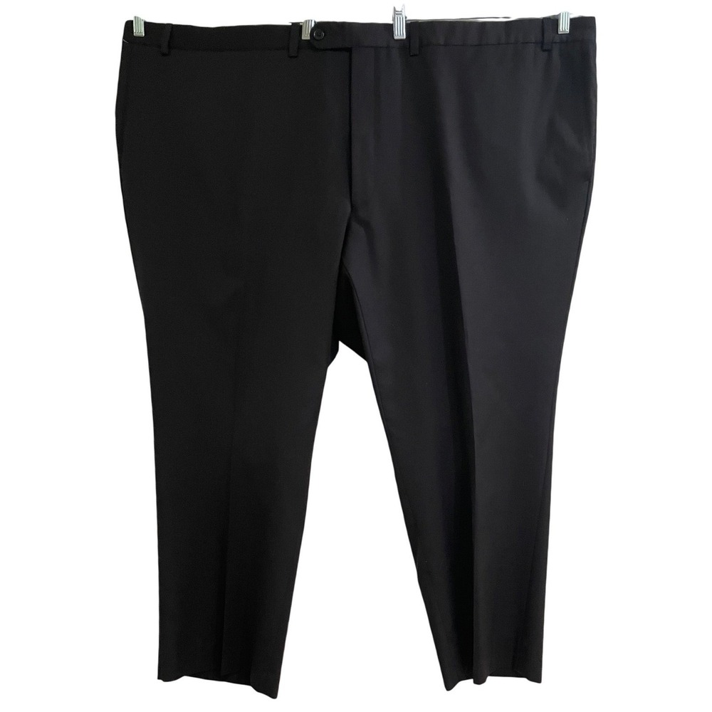 Jack Victor Classic Mens Black‎ Super 120s Wool Dress Pants Croft 58 x 30 Canada